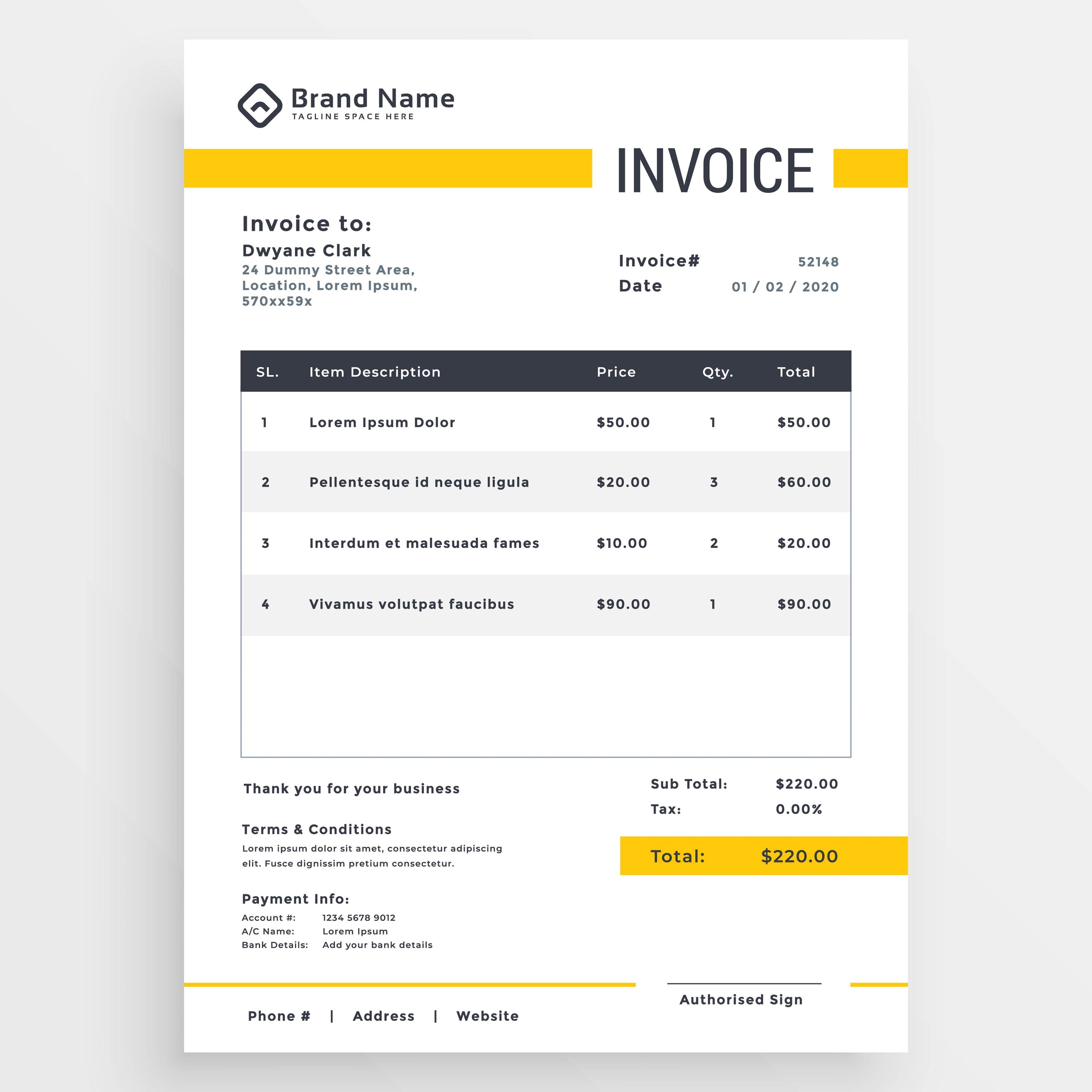 COMPUTER INVOICE