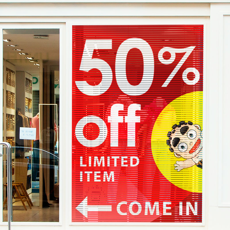 WINDOW SIGNS / DOOR DECALS / ONE WAY VISION GRAPHICS
