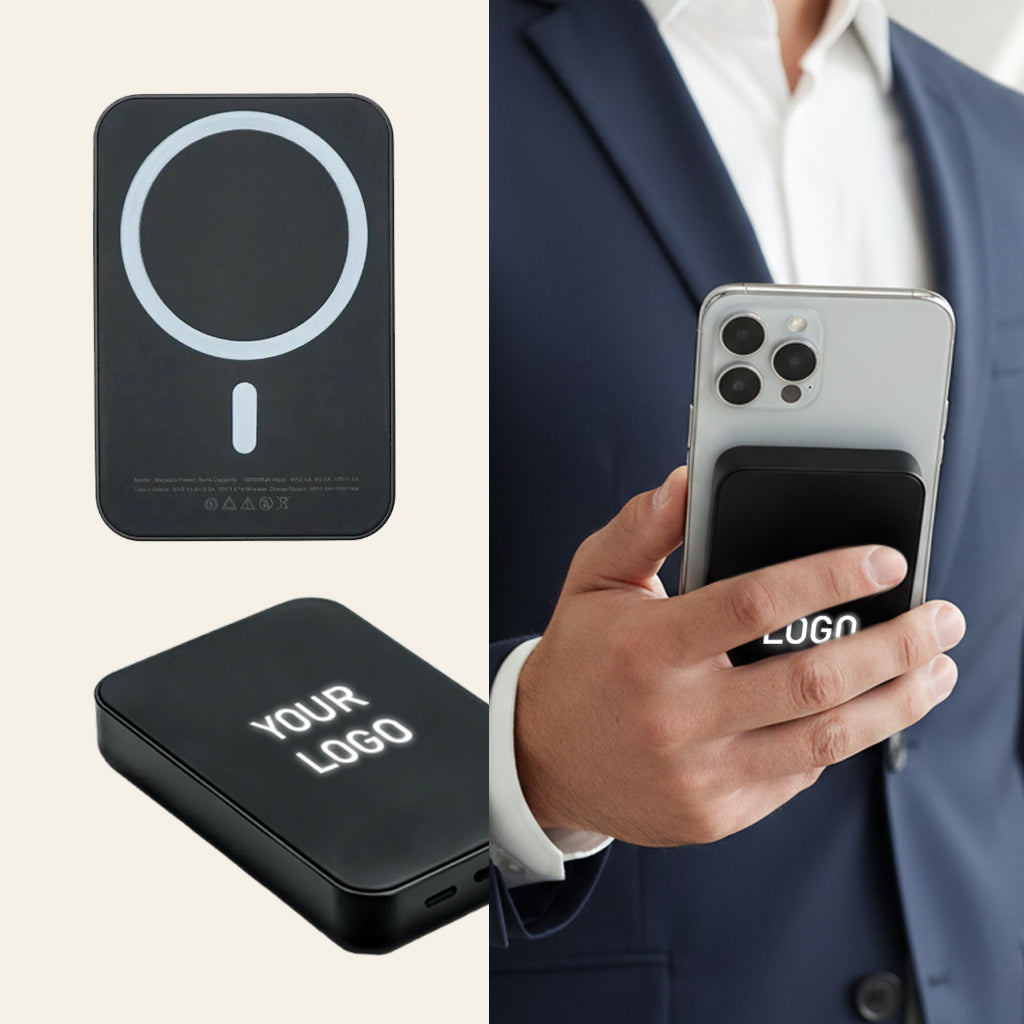 10,000mAh Light-Up MagSafe Wireless Power Bank