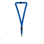 Lanyards with Hook, Safety Lock, and Buckle, 20 mm