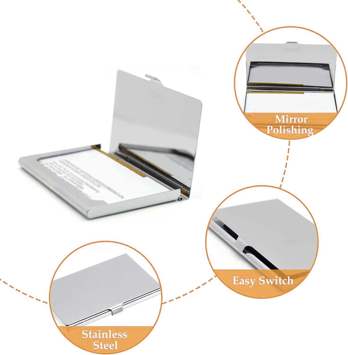 Steel Business Card Holder