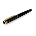 Arabic Traditional Bisht Design Metal Pens  Glossy Black with Gold Outline