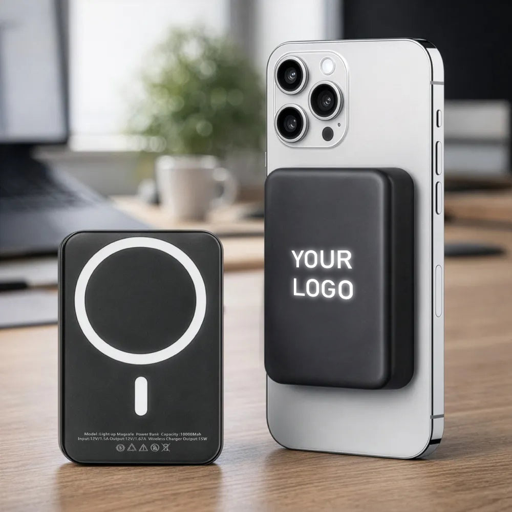 10,000mAh Light-Up MagSafe Wireless Power Bank