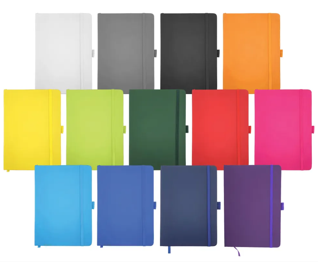 PU Notebooks with Pen Holder in A5 Size