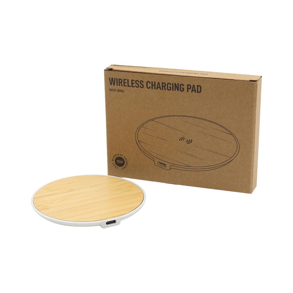 Bamboo 15W Fast Wireless Charging Pad