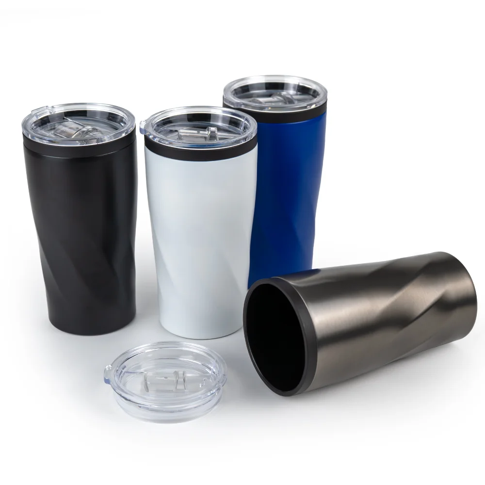 Double Wall SS Tumblers with Transparent Lid