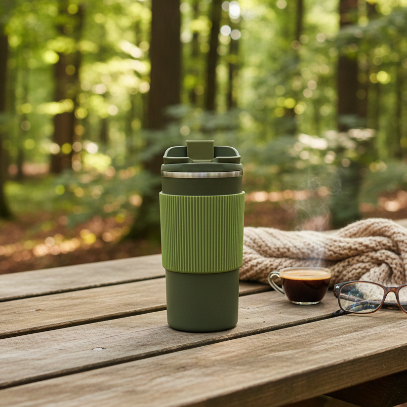 Double Wall Corporate Tumbler with Silicon Grip