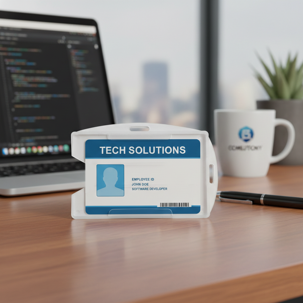 Semi Flexible ID Card Holder