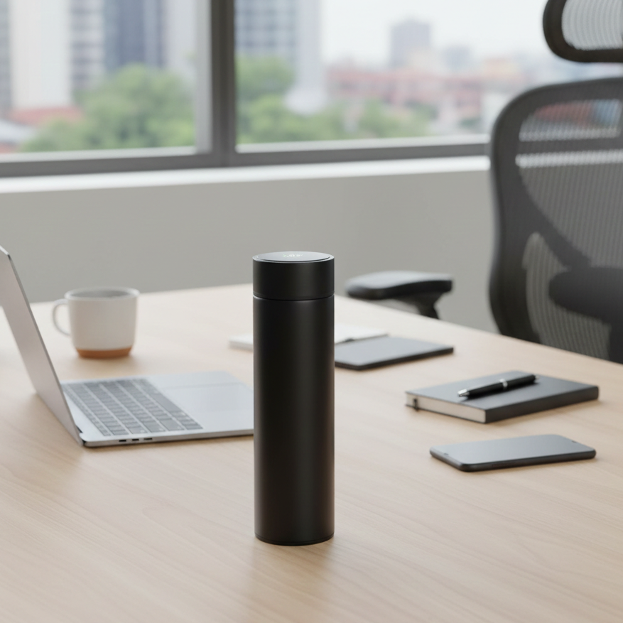 Smart Temperature LED Display Water Bottle (500ml)