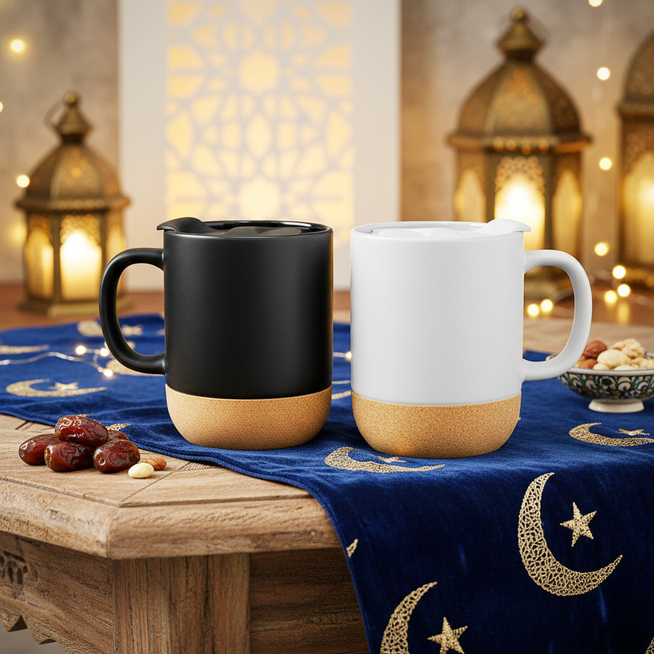 Ceramic Mug with Cork Base