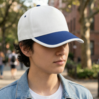 Cotton Caps with Metal Clip