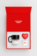 Magic Color Changing Mug & Heart Shaped Anti-Stress Balls
