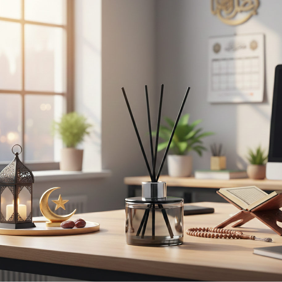 Aroma Reed Diffuser with Lemon Grass Scent 100ml & 6 Pcs Sticks