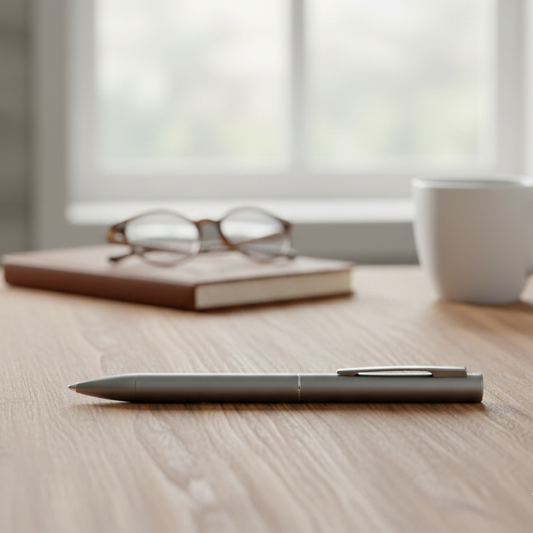 Matte Metal Executive Twist Pen