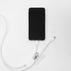 4 in 1 Lanyard Charging Cable 60W, 120cm Long with ID Hook & Phone Pad