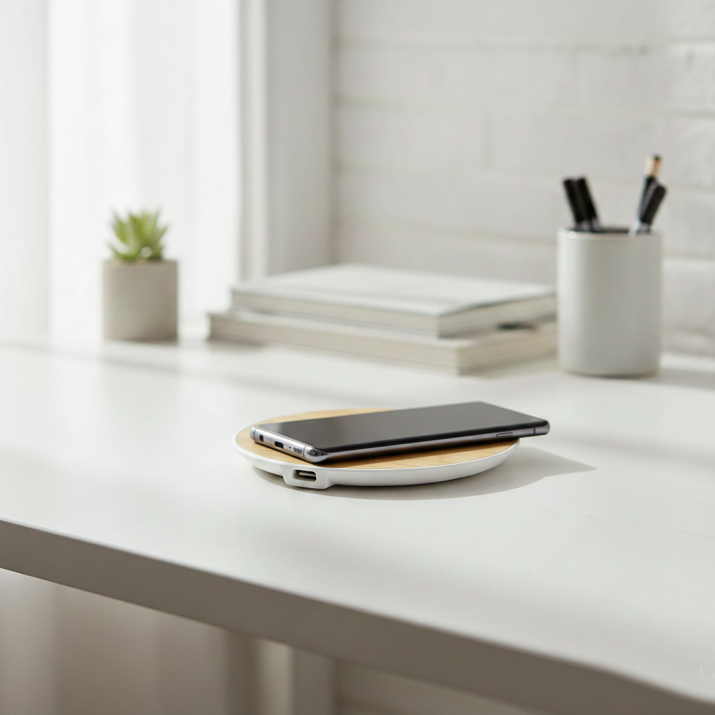 Bamboo 15W Fast Wireless Charging Pad
