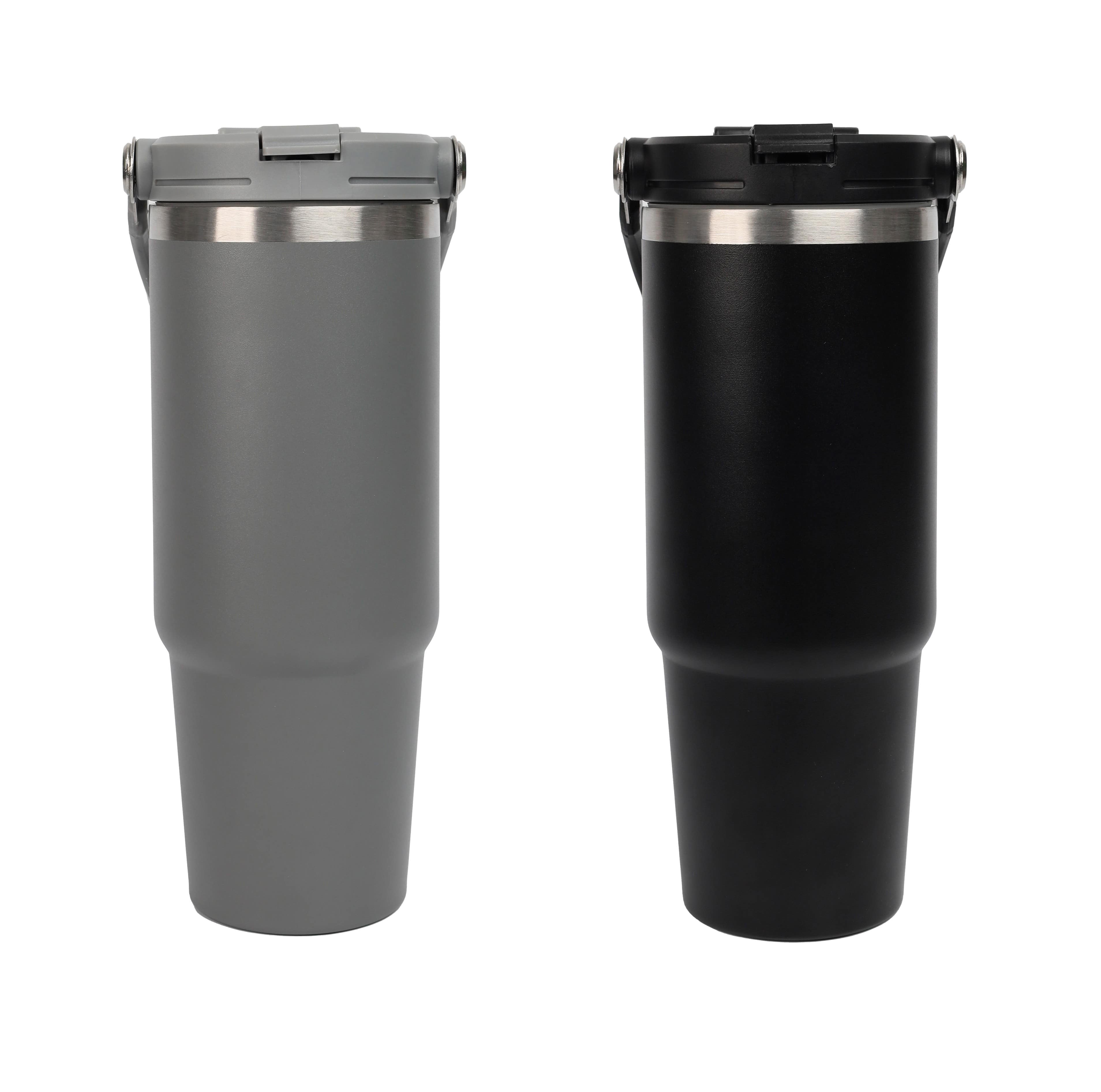 Double Wall Stainless Steel Straw Tumbler