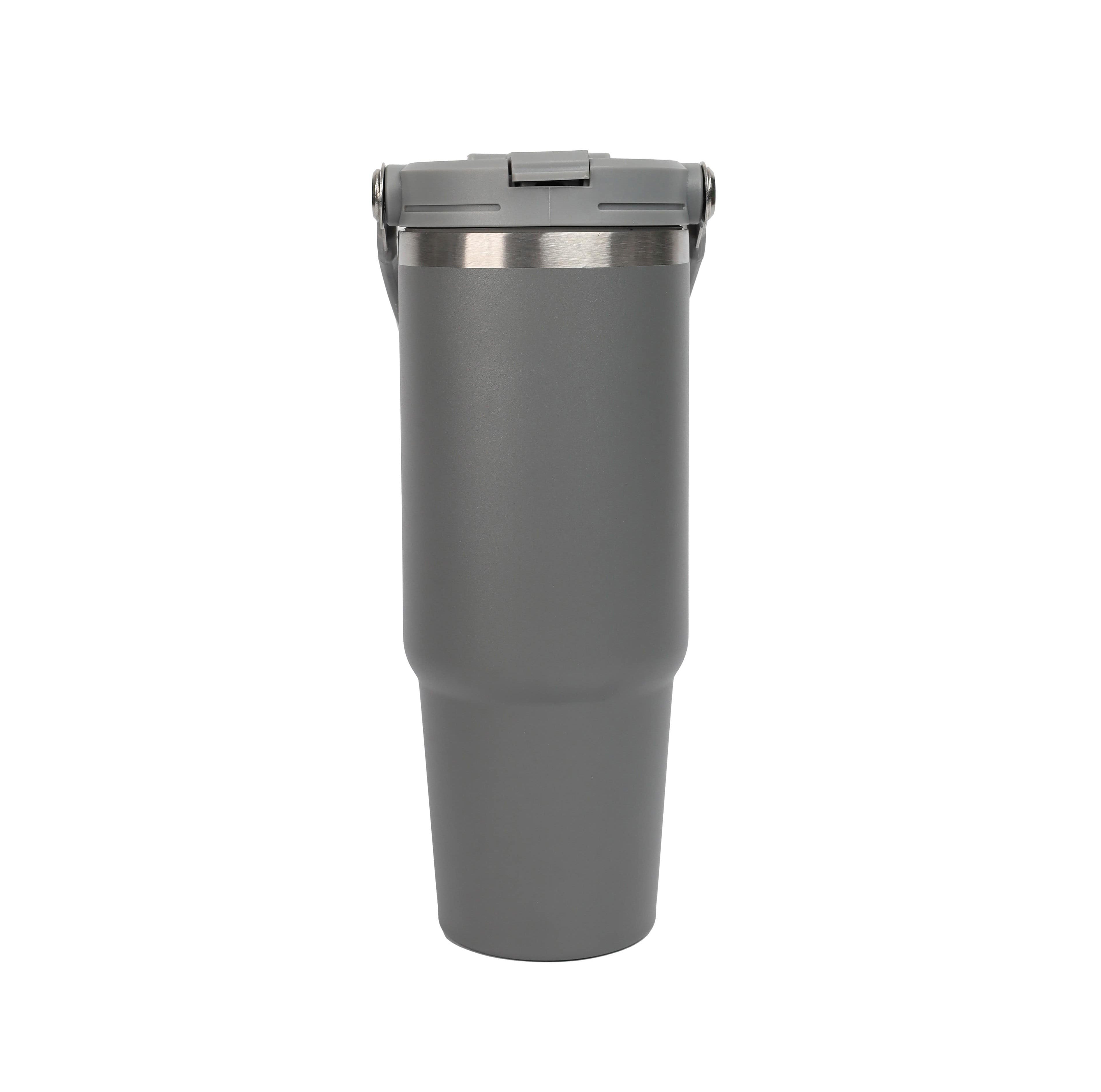 Double Wall Stainless Steel Straw Tumbler