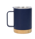 Bamboo Base Stainless Steel Mug
