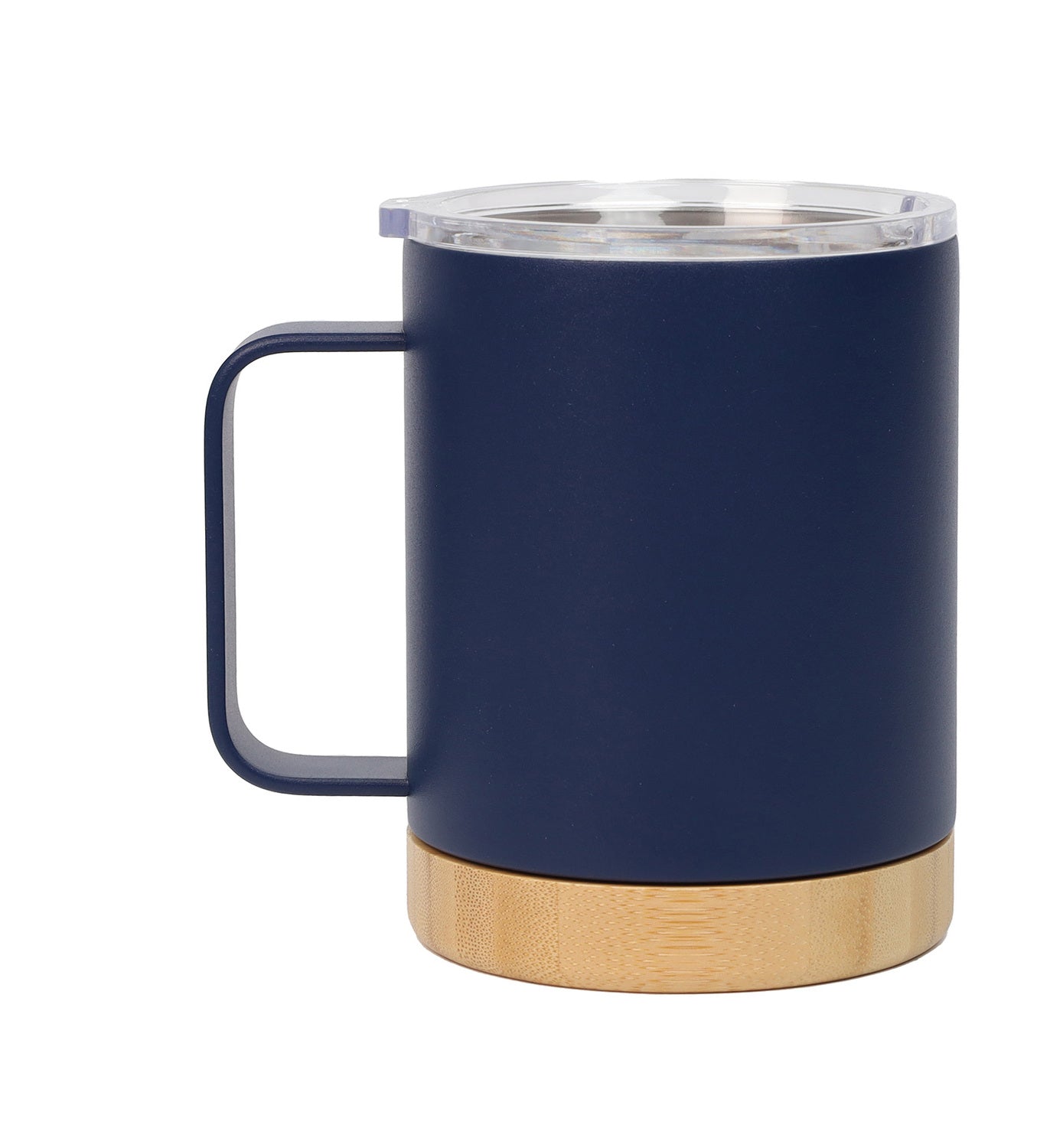 Bamboo Base Stainless Steel Mug