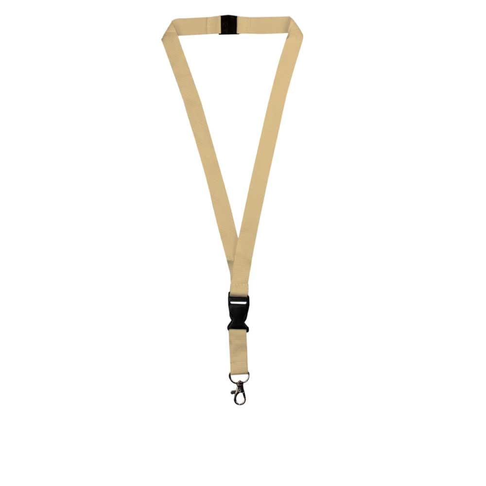 Lanyards with Hook, Safety Lock, and Buckle, 20 mm