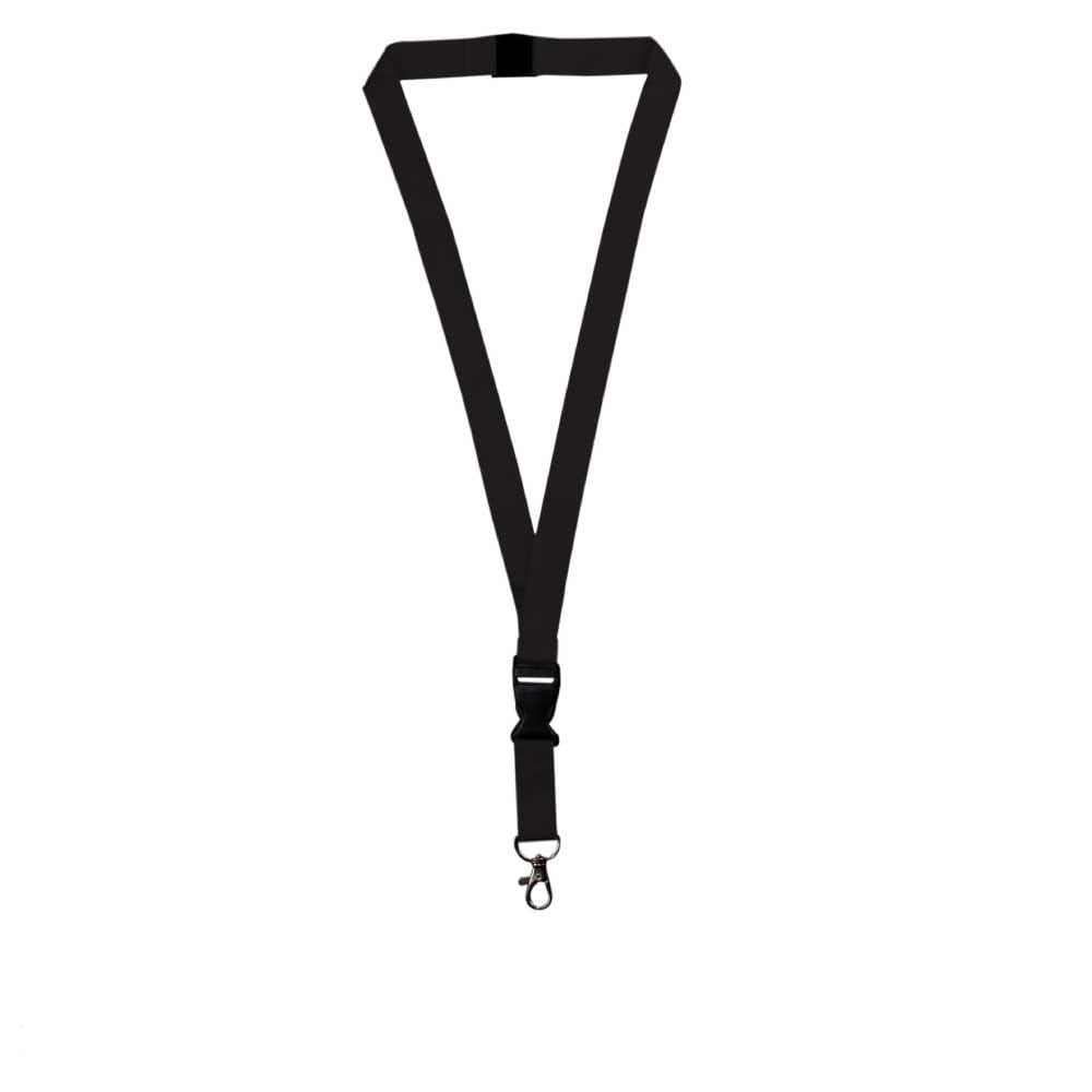 Lanyards with Hook, Safety Lock, and Buckle, 20 mm
