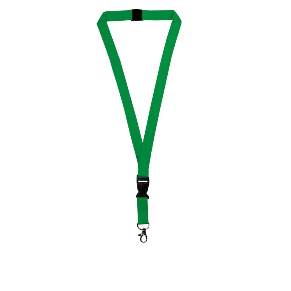 Lanyards with Hook, Safety Lock, and Buckle, 20 mm