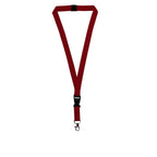 Lanyards with Hook, Safety Lock, and Buckle, 20 mm