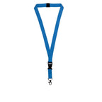 Lanyards with Hook, Safety Lock, and Buckle, 20 mm