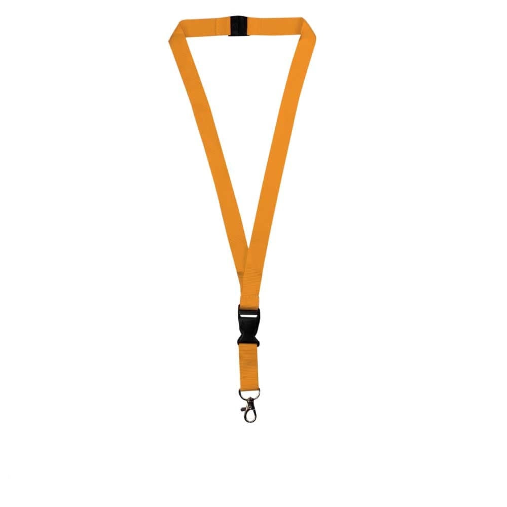 Lanyards with Hook, Safety Lock, and Buckle, 20 mm