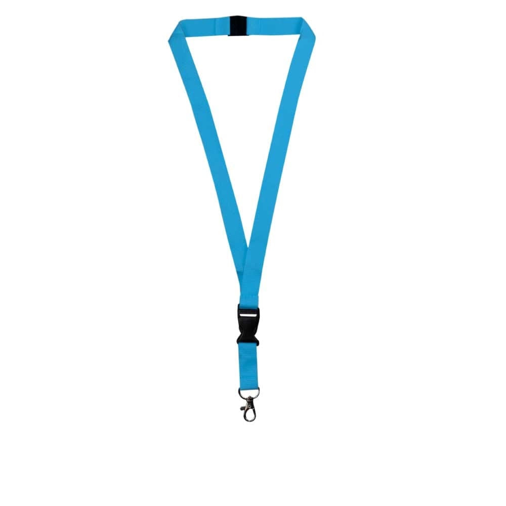 Lanyards with Hook, Safety Lock, and Buckle, 20 mm
