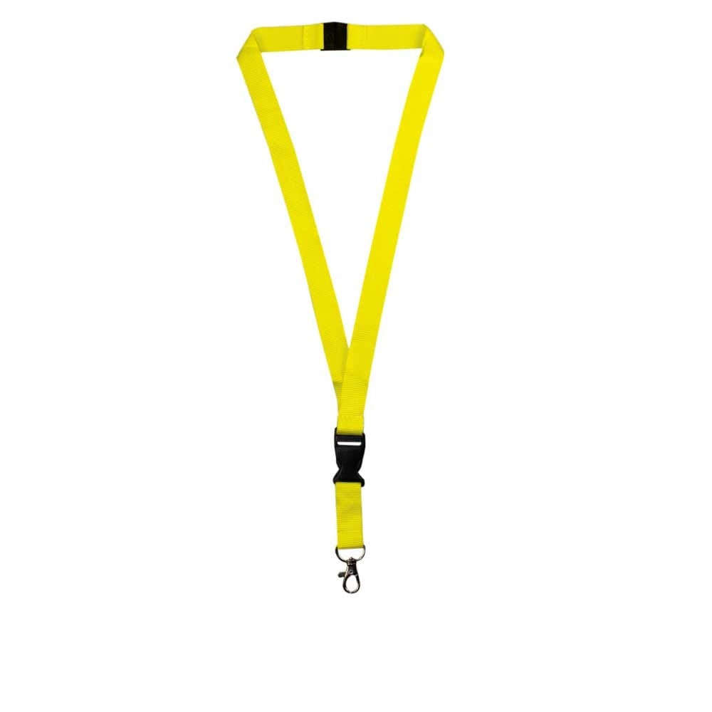 Lanyards with Hook, Safety Lock, and Buckle, 20 mm