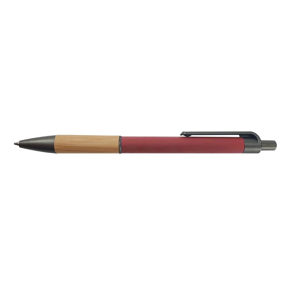 Aluminum Pen with Bamboo Grip
