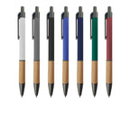 Aluminum Pen with Bamboo Grip