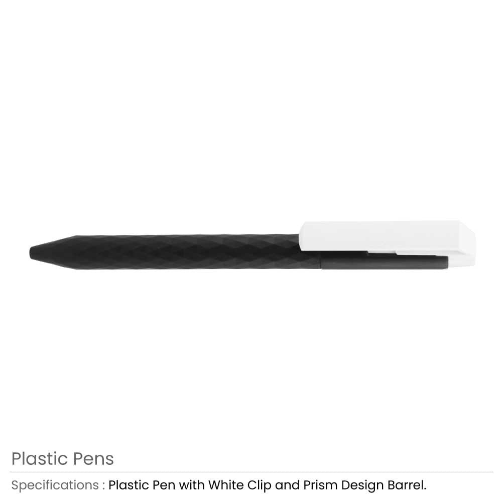 Prism Design Plastic Pen