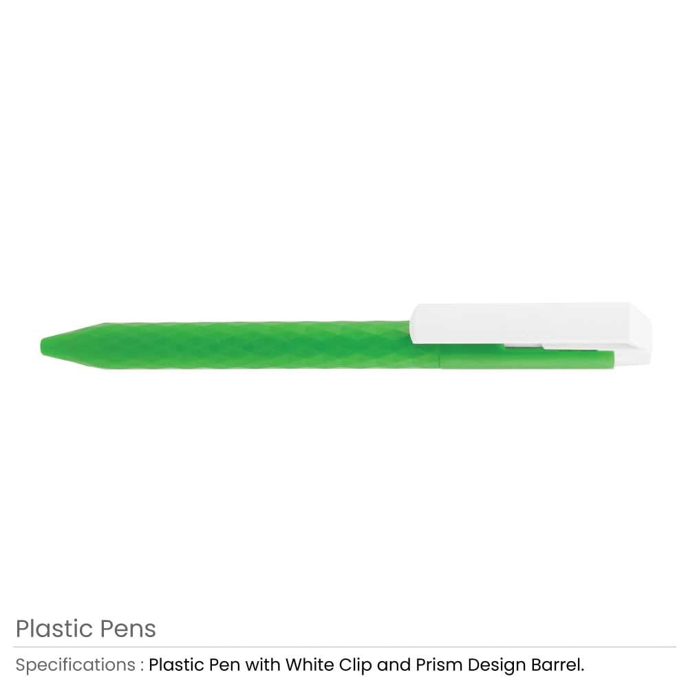 Prism Design Plastic Pen