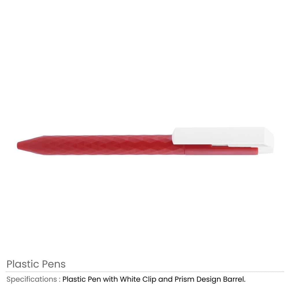 Prism Design Plastic Pen