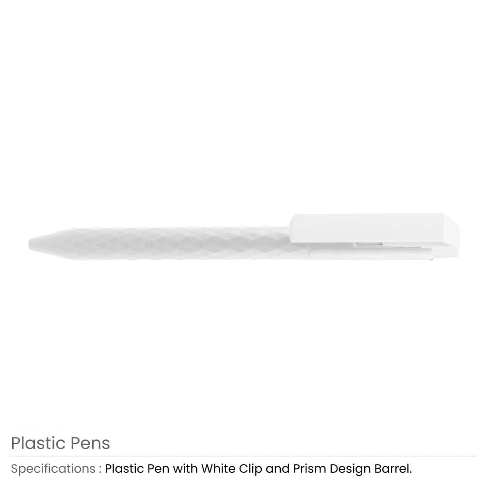 Prism Design Plastic Pen