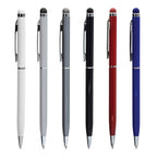 Slim Metal Pen with Stylus