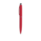 Rubberized Metal Pen with Stylus