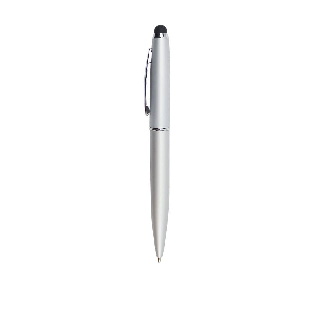 Rubberized Metal Pen with Stylus