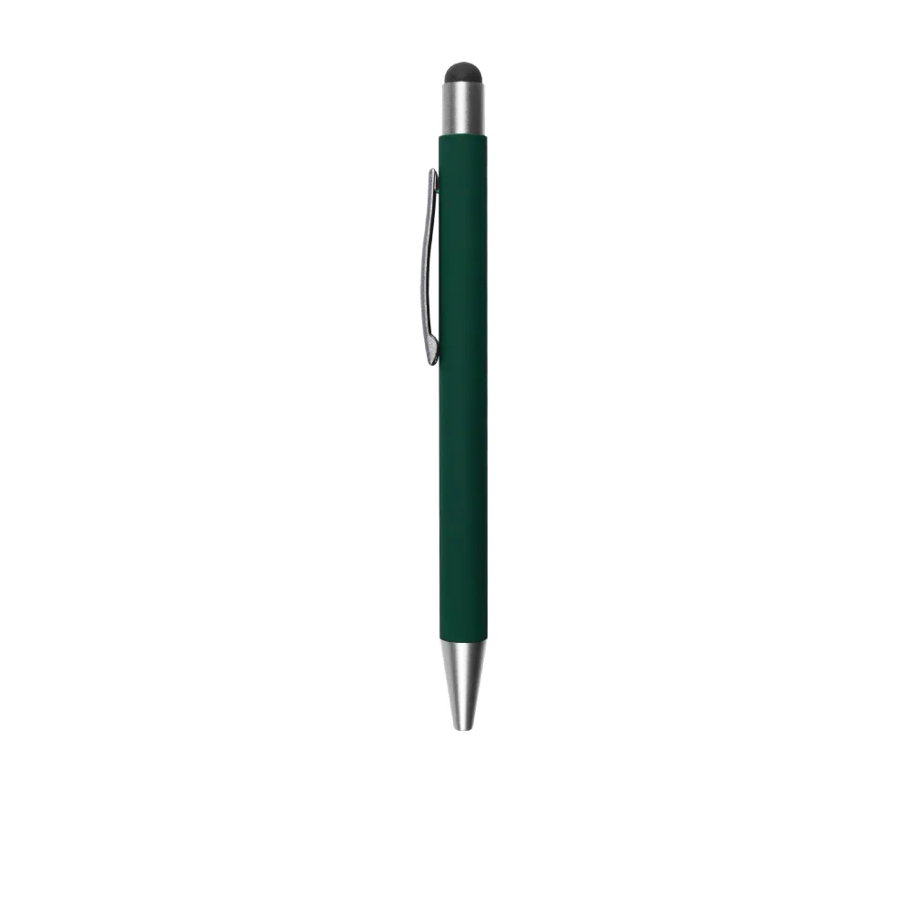 Rubberized Metal Pen with Stylus