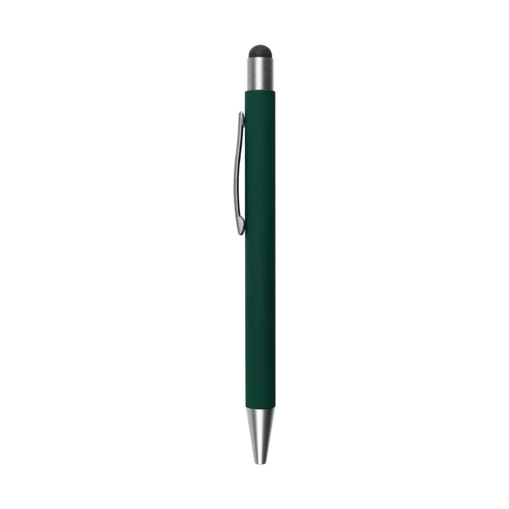 Rubberized Metal Pen with Stylus