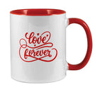 2 White Mugs and Heart-Shaped Stress Ball Set