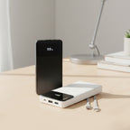 10,000 mAh Powerbank with LED Screen and Built-in Cables
